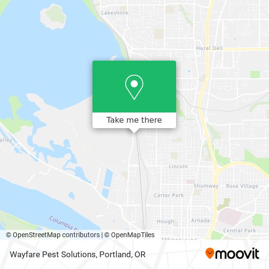 Wayfare Pest Solutions map