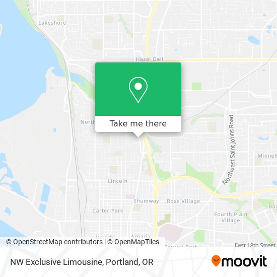 NW Exclusive Limousine map