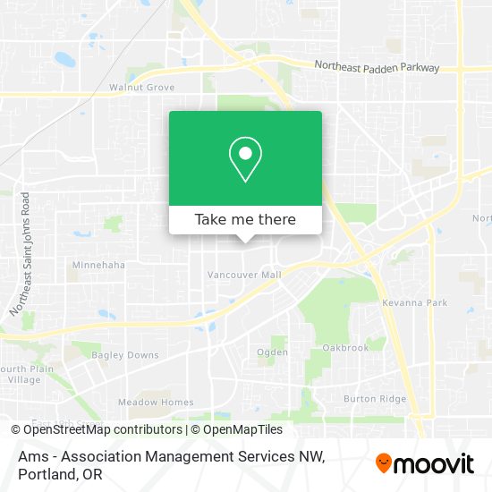 Ams - Association Management Services NW map