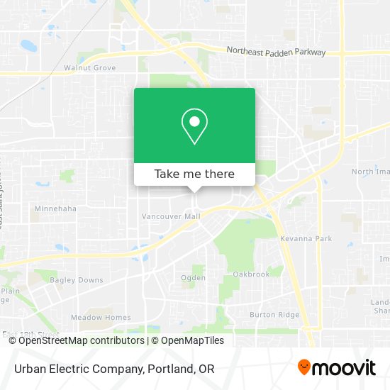 Mapa de Urban Electric Company