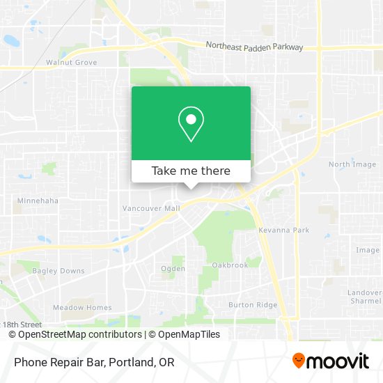 Phone Repair Bar map