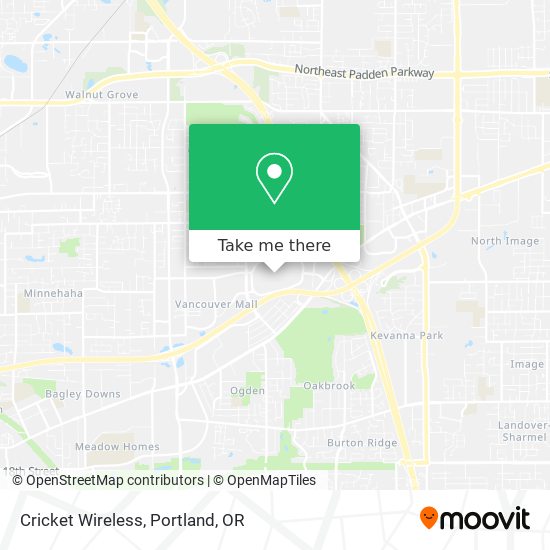 Cricket Wireless map