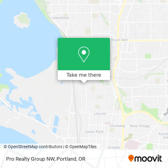 Pro Realty Group NW map