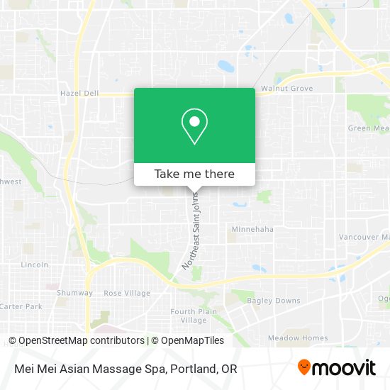 Mei Mei Asian Massage Spa map