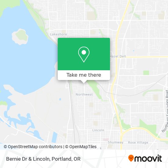 Bernie Dr & Lincoln map