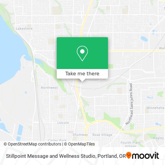 Stillpoint Message and Wellness Studio map