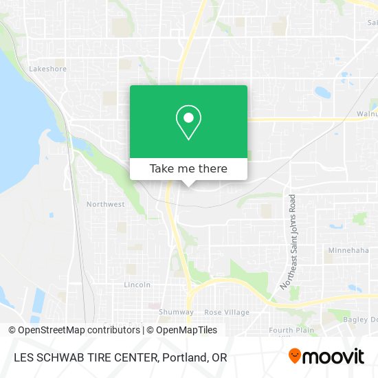 Mapa de LES SCHWAB TIRE CENTER