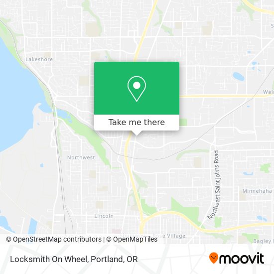 Locksmith On Wheel map