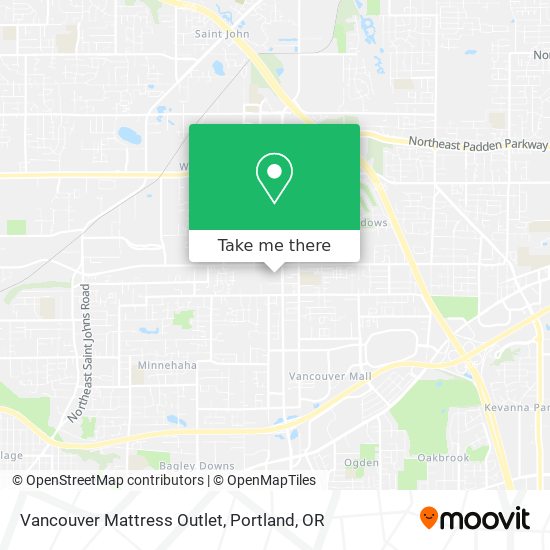 Vancouver Mattress Outlet map