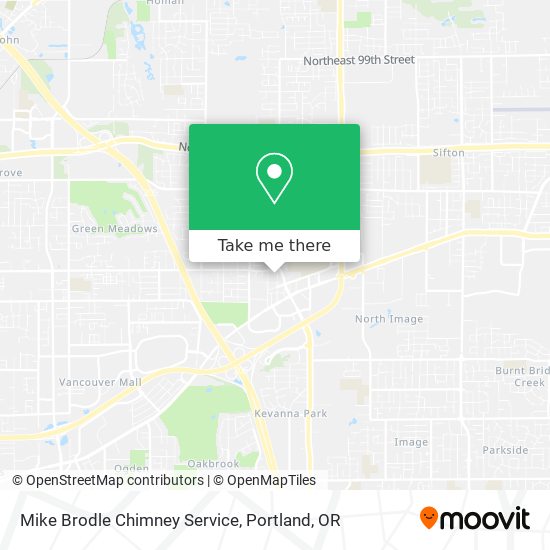Mike Brodle Chimney Service map