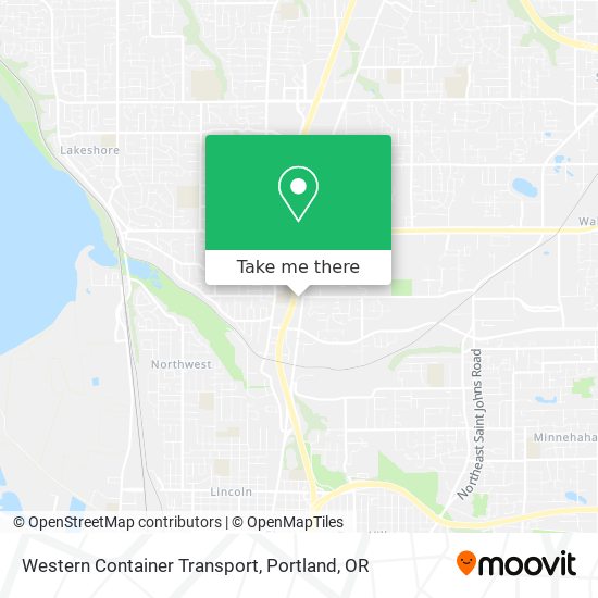 Mapa de Western Container Transport