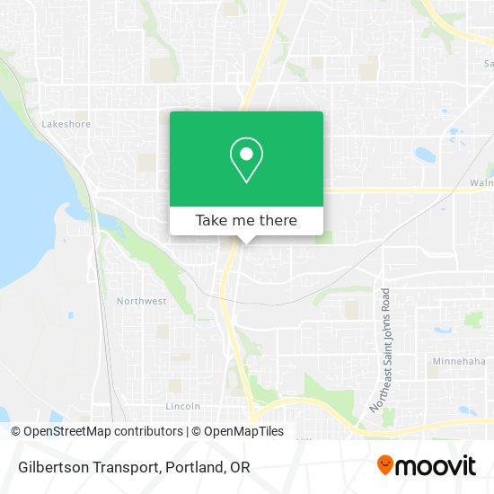 Gilbertson Transport map