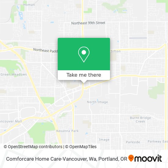 Comforcare Home Care-Vancouver, Wa map