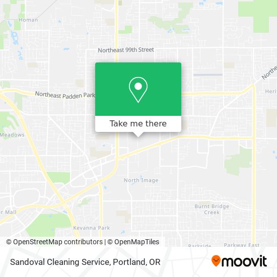 Sandoval Cleaning Service map