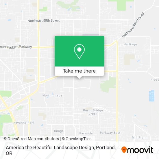 America the Beautiful Landscape Design map