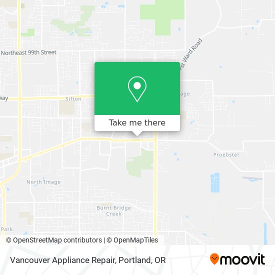 Vancouver Appliance Repair map