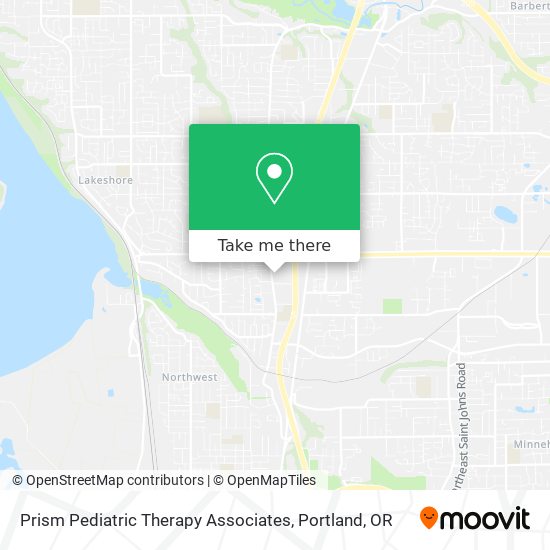 Prism Pediatric Therapy Associates map