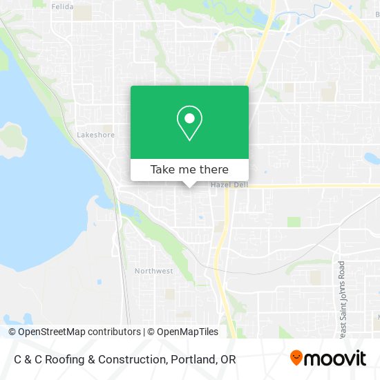 C & C Roofing & Construction map