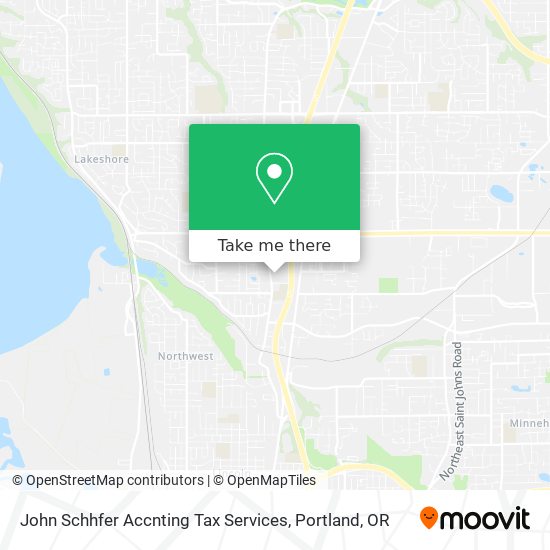 John Schhfer Accnting Tax Services map