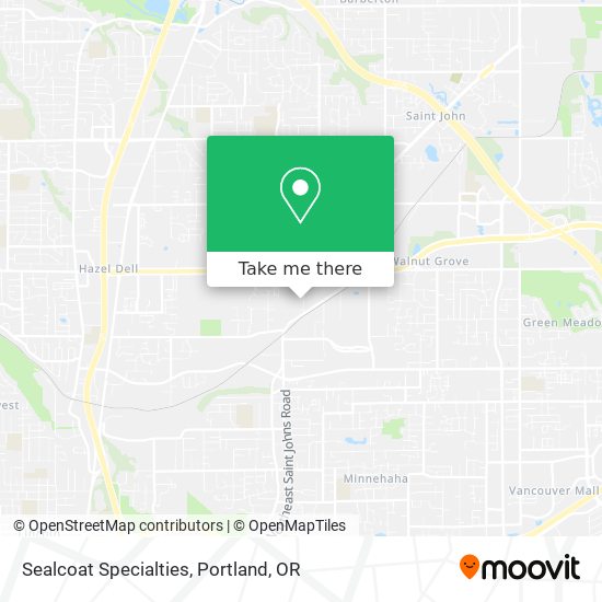 Sealcoat Specialties map