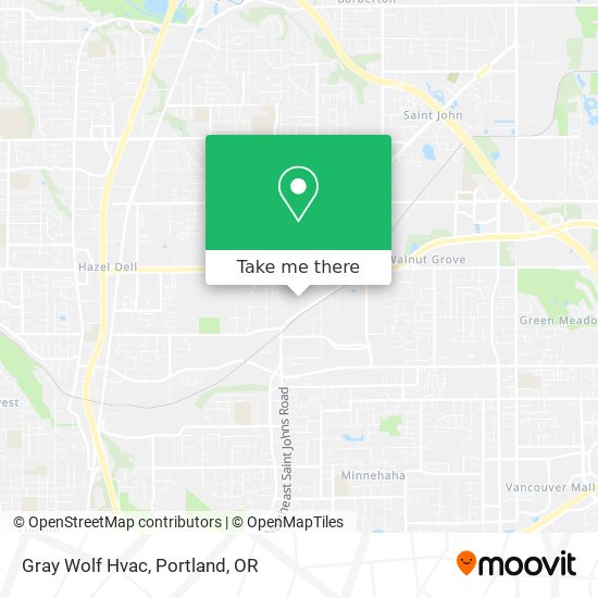 Gray Wolf Hvac map