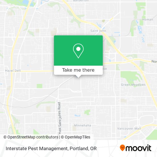 Interstate Pest Management map