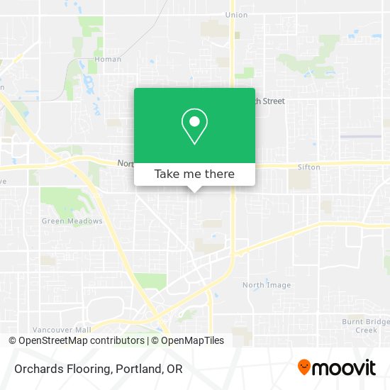 Orchards Flooring map