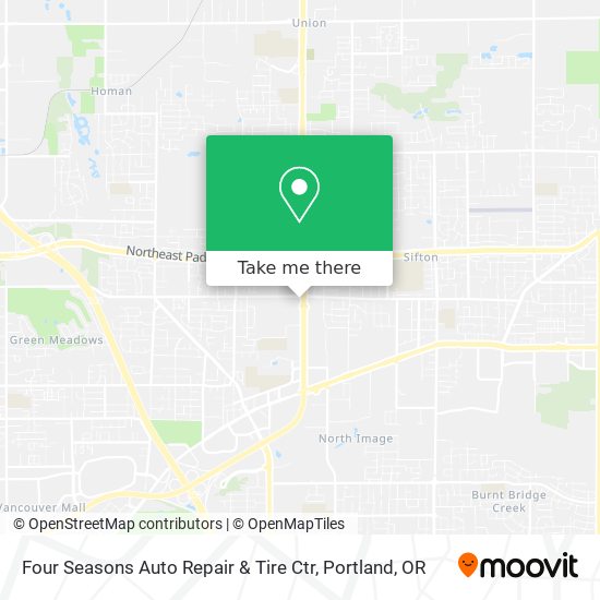 Mapa de Four Seasons Auto Repair & Tire Ctr