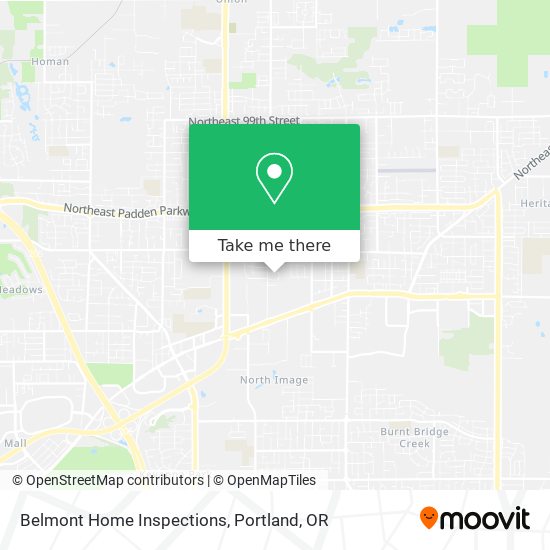 Belmont Home Inspections map