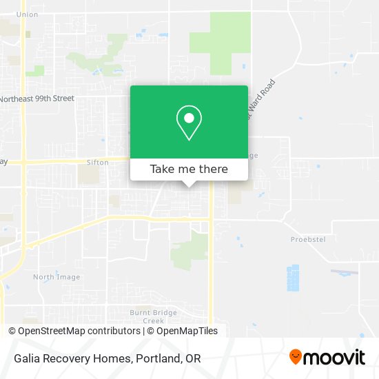 Galia Recovery Homes map