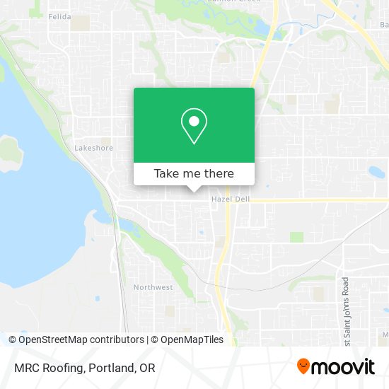 MRC Roofing map