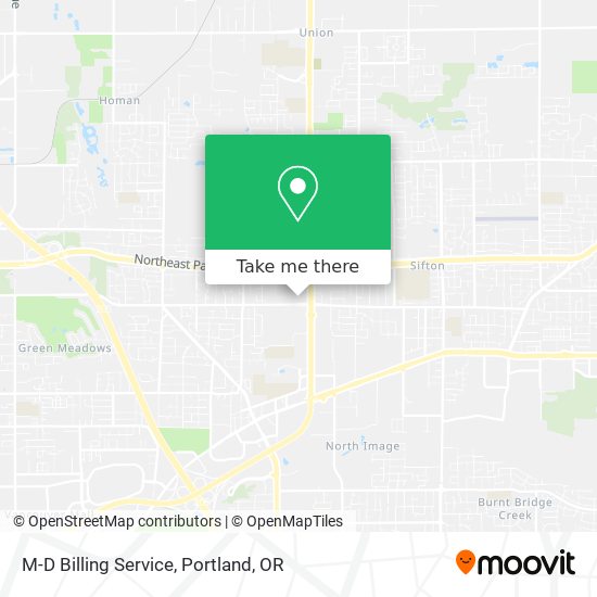 M-D Billing Service map