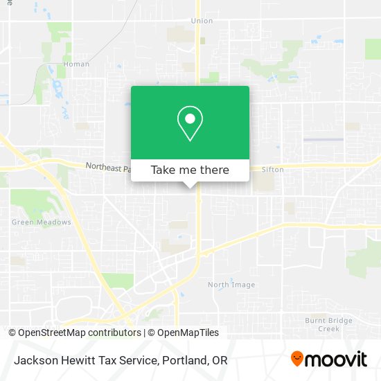 Jackson Hewitt Tax Service map