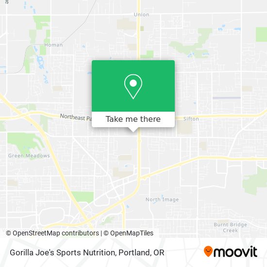 Mapa de Gorilla Joe's Sports Nutrition