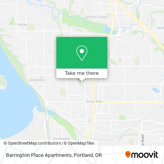 Mapa de Barrington Place Apartments