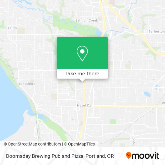 Doomsday Brewing Pub and Pizza map