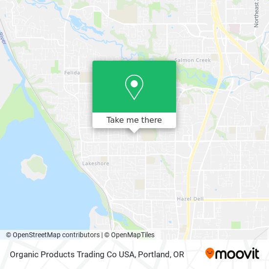 Mapa de Organic Products Trading Co USA