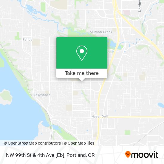 NW 99th St & 4th Ave [Eb] map