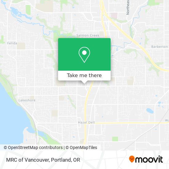 MRC of Vancouver map