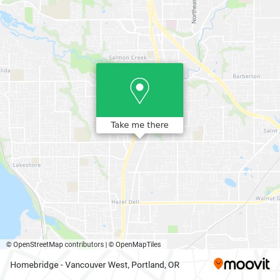 Mapa de Homebridge - Vancouver West