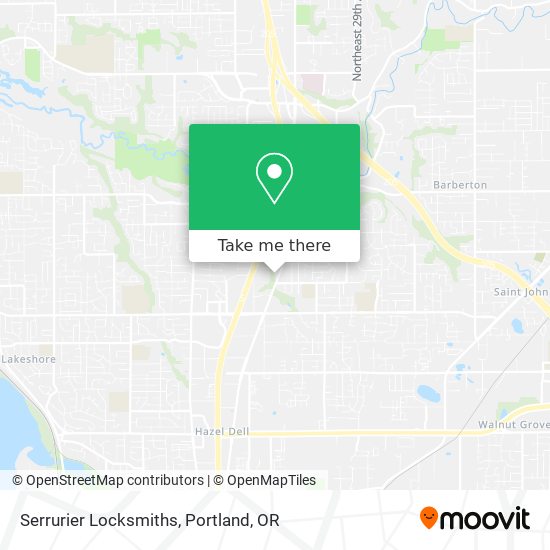 Serrurier Locksmiths map