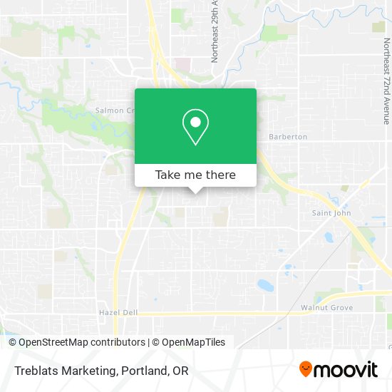 Treblats Marketing map