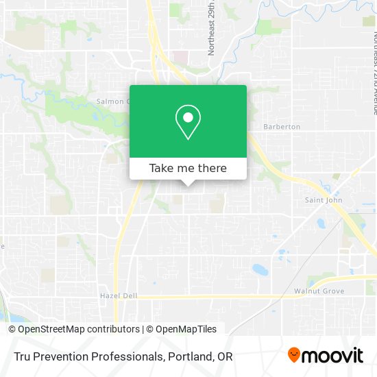 Tru Prevention Professionals map