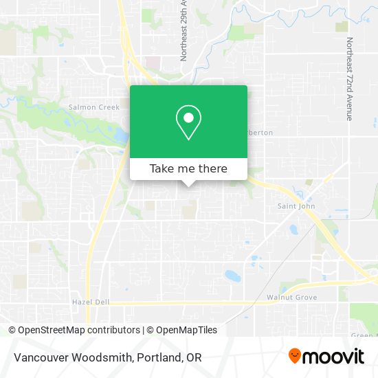 Vancouver Woodsmith map