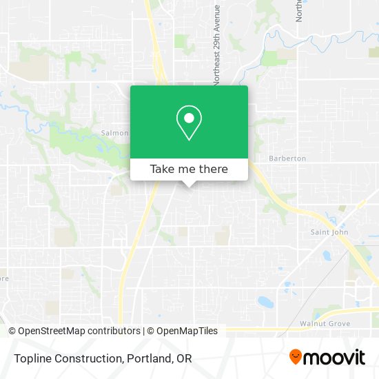 Topline Construction map