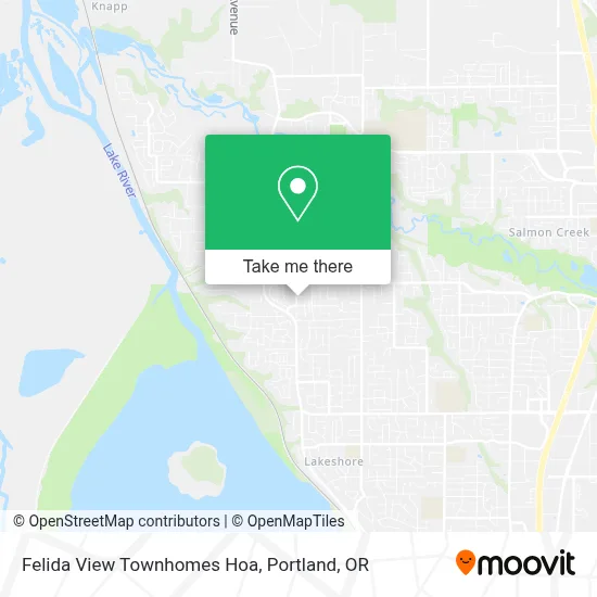 Felida View Townhomes Hoa map
