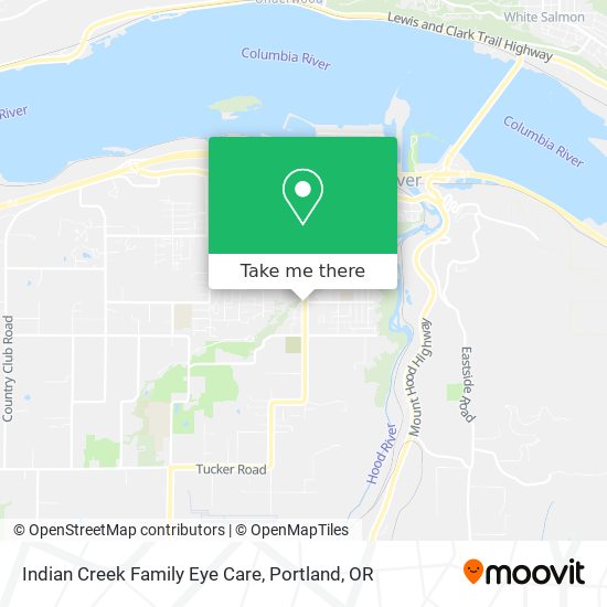 Indian Creek Family Eye Care map