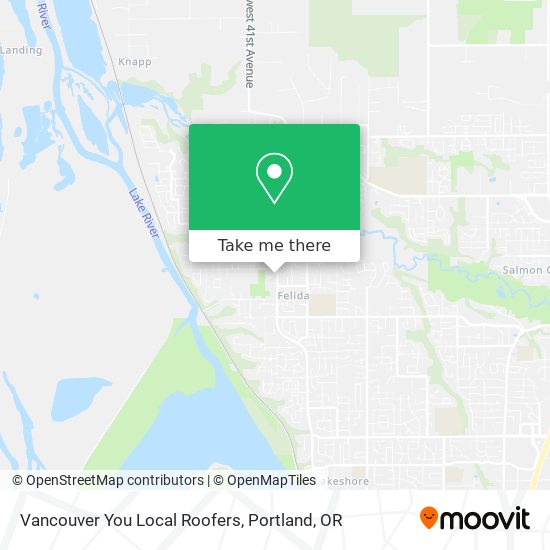 Vancouver You Local Roofers map