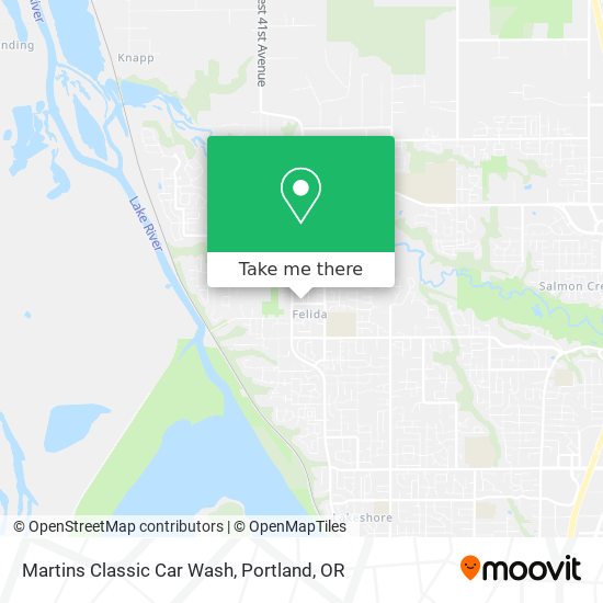 Mapa de Martins Classic Car Wash