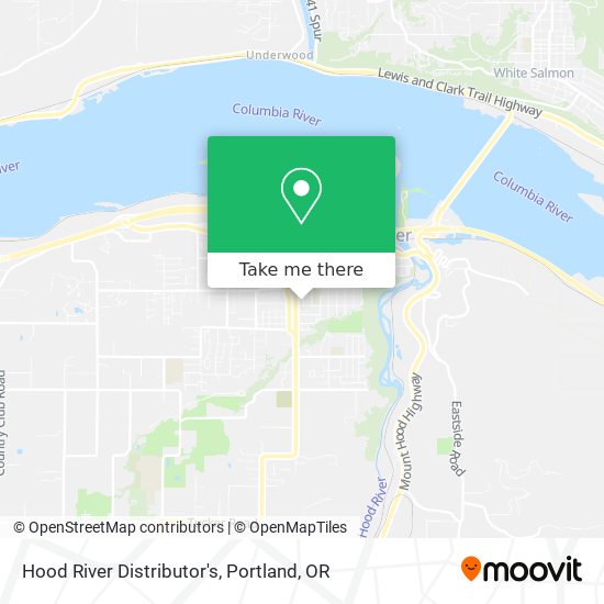 Hood River Distributor's map